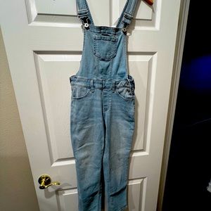 Abercrombie Kids Girls Denim Jeans Overalls Cotton light Wash size 11/12